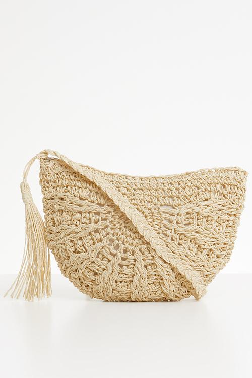 Sibulele basket sling bag - neutral