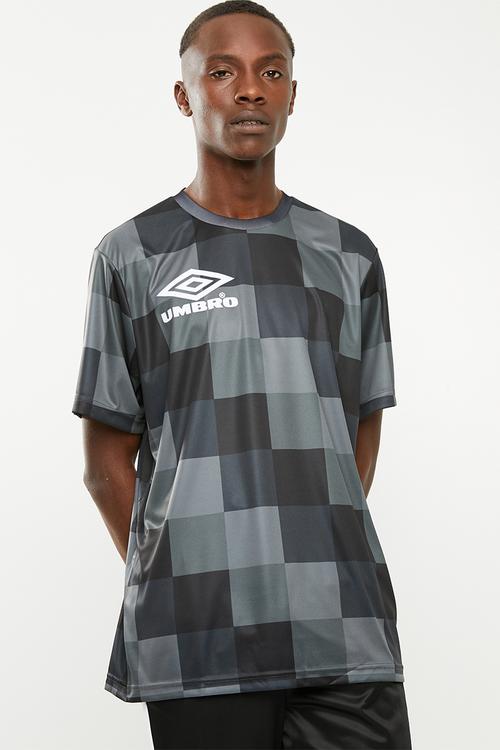 Umbro monaco tee - grey & black