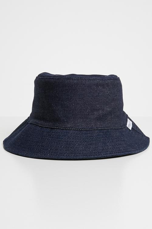 Denim bucket hat - navy