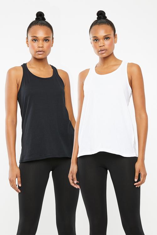 Core vests 2 pack - black & white