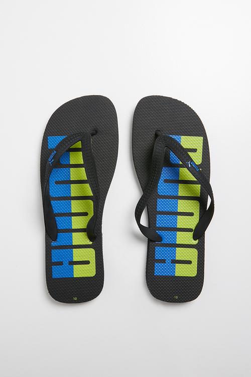 First flip word - black & lime