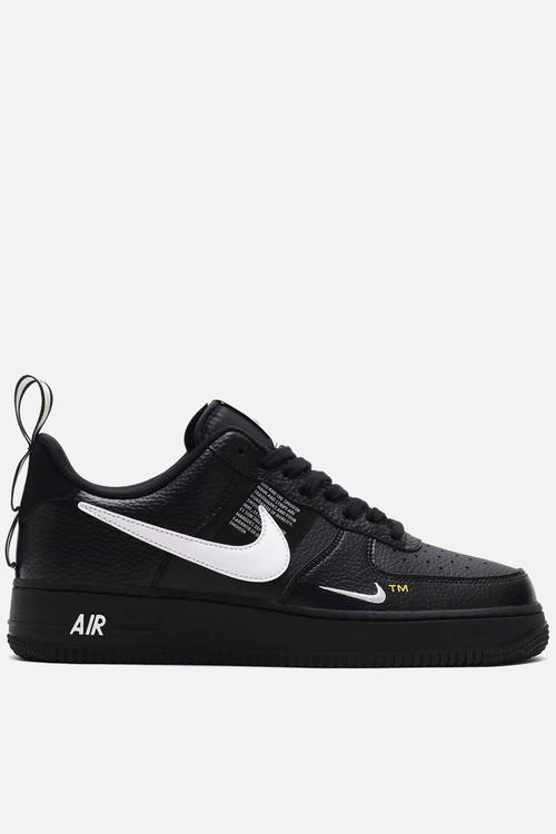 Air force 1 '07 lv8 utility - black,white & tour yellow