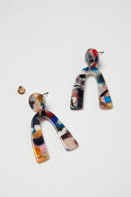 Downtown new york earrings - multi