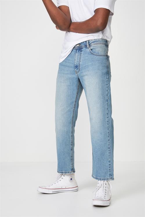 Vintage straight jeans - blue