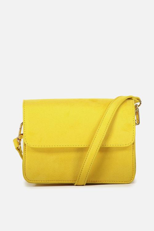 Boxy crossbody  bag - yellow