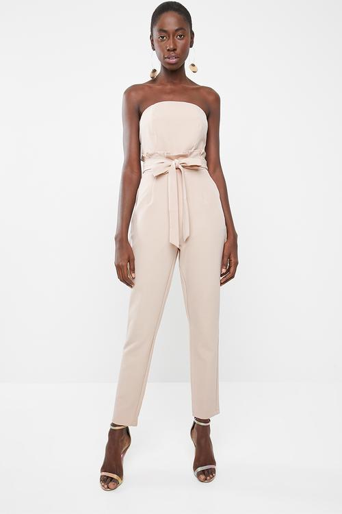 Paperbag waist bandeau - neutral