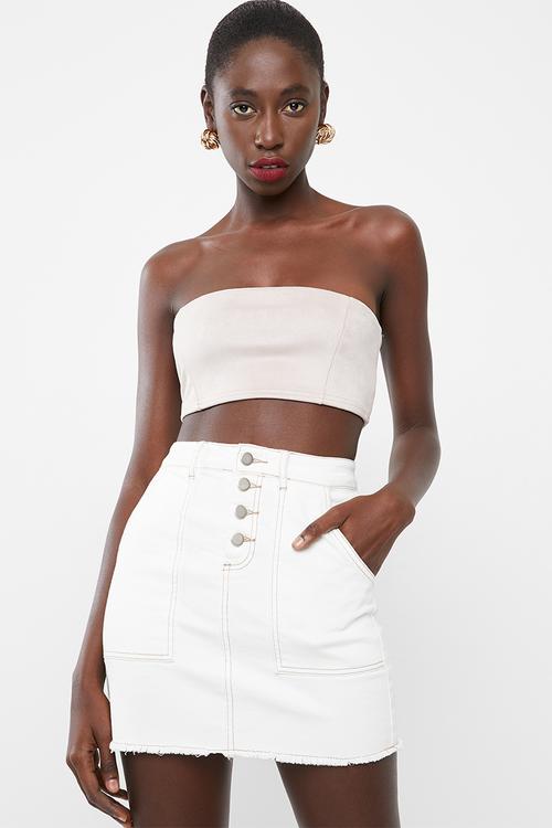 Tube top co-ord bralet - neutral
