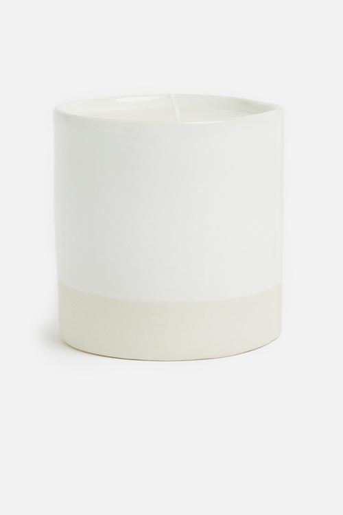 Diamond candle - white