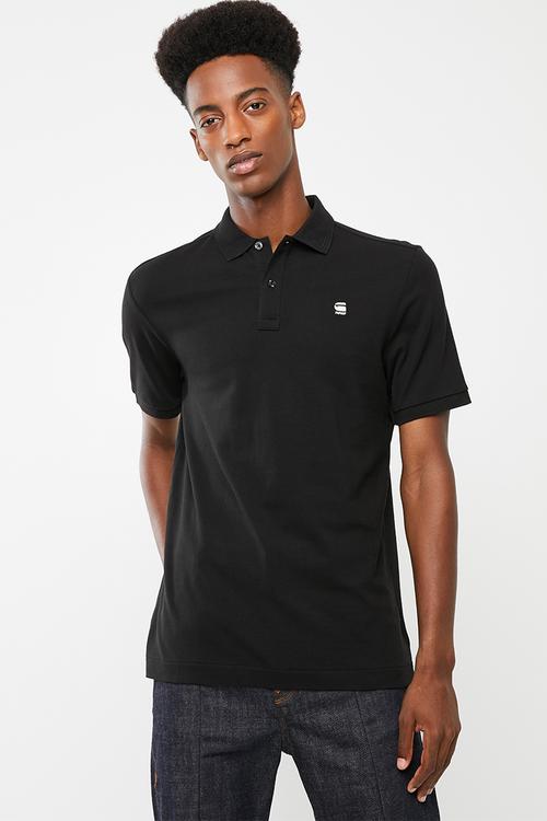 Dunda slim fit polo - dk black