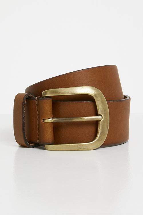 David leather belt - tan