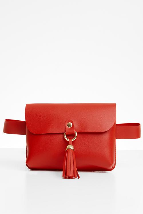 Sasha waist bag - red