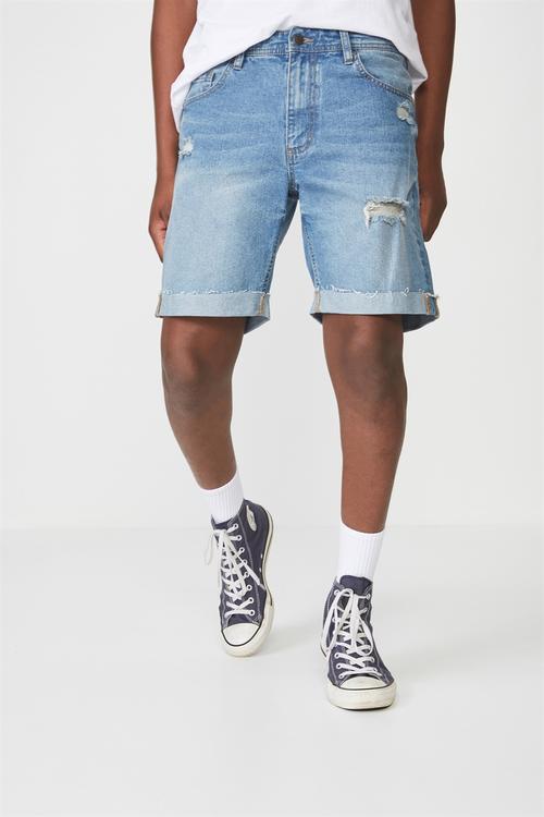Vintage straight shorts - blue