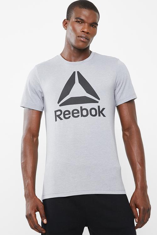 El stacked tee - grey