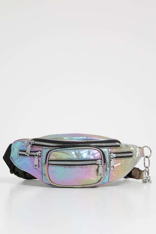 Galaxy waist bag - silver