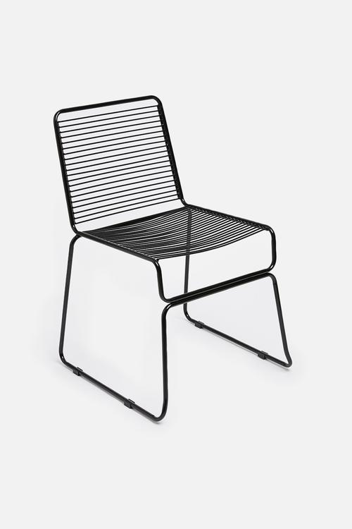 Barlow wire chair - black