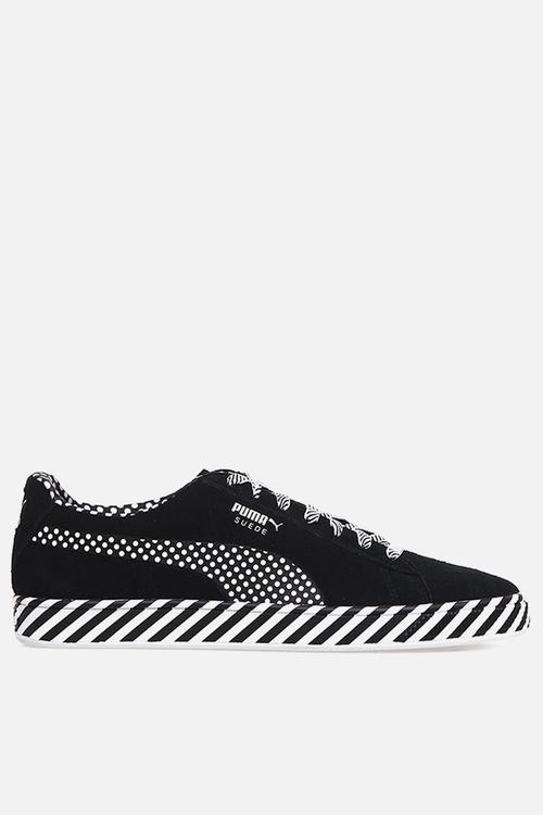 Suede classic pop culture - black