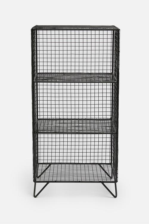 Meshy 3-tier storage unit