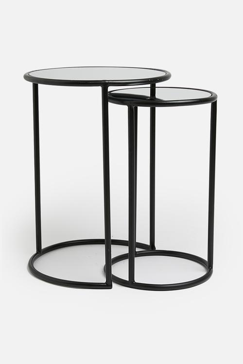 Uma mirror tables set of 2