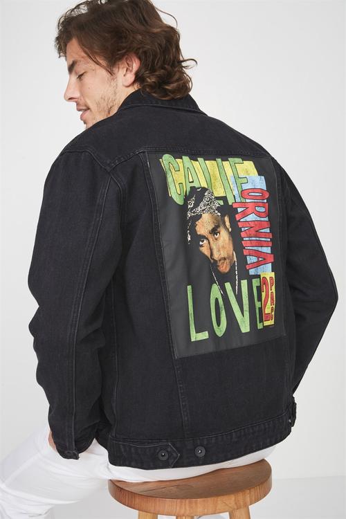 Rodeo Tupac California love collaboration jacket - black