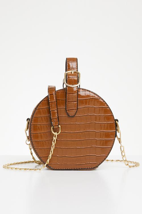 Nell round bag - tan