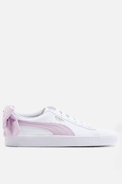 Basket bow - white