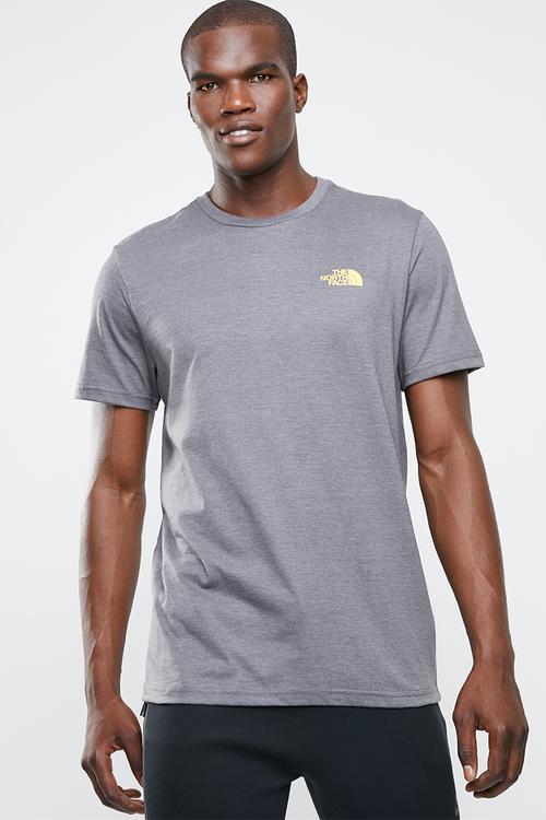 Red box tee - grey