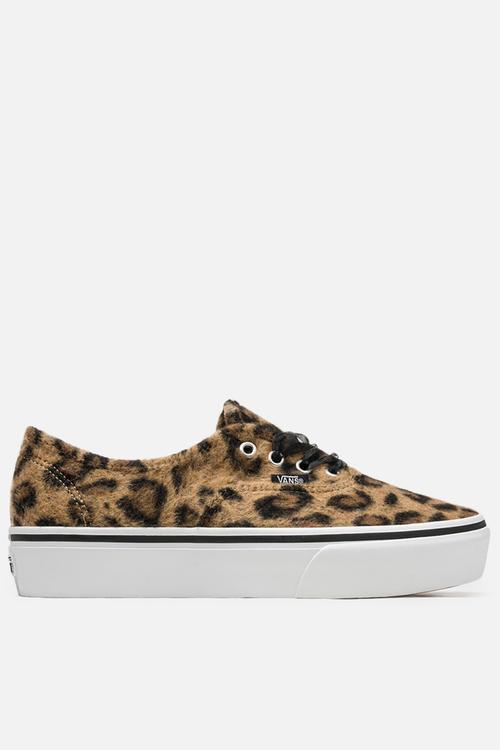 Authentic Platform 2.0 - (Fuzzy) leopard/true white