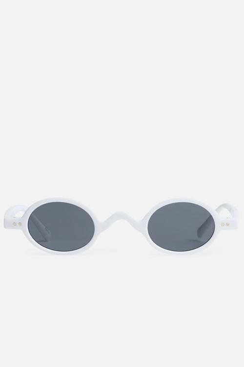 Wavy sunglasses - white