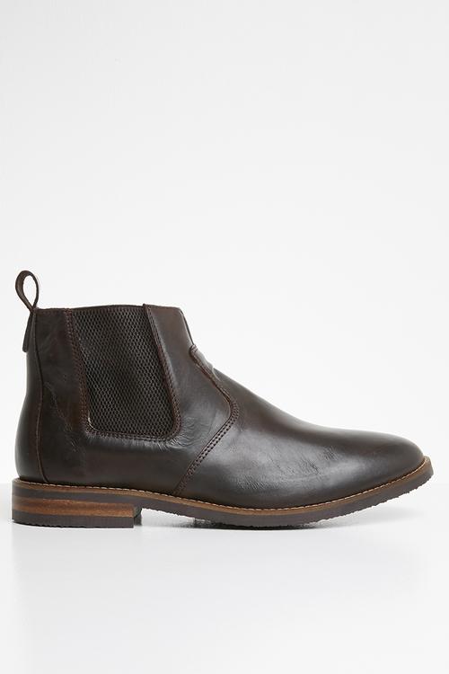 Cameron leather chelsea boot - brown