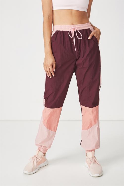 Crinkle trackpant - multi