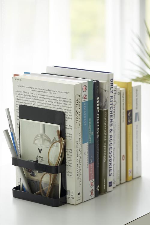 Tower bookends - black
