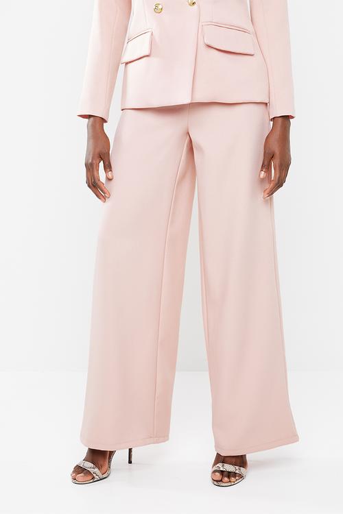Tailored wide leg - pink