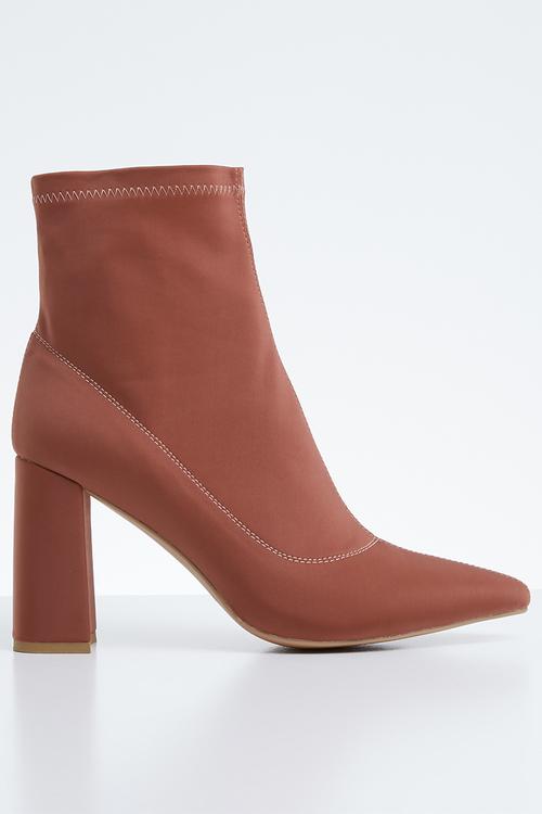 Midi sock boot - brown