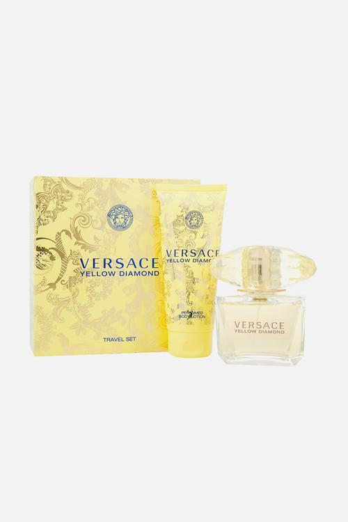 Versace Yellow Diamond Edt 90ml & B/L 100ml Travel Set Parallel Import