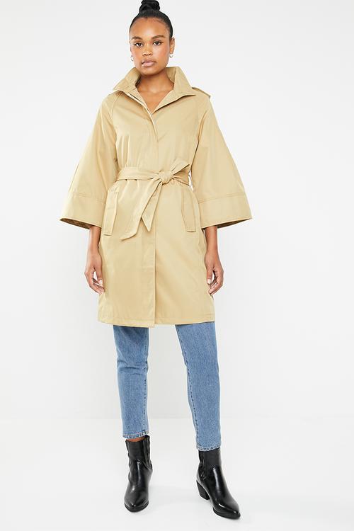 Lyon merle trench coat - beige