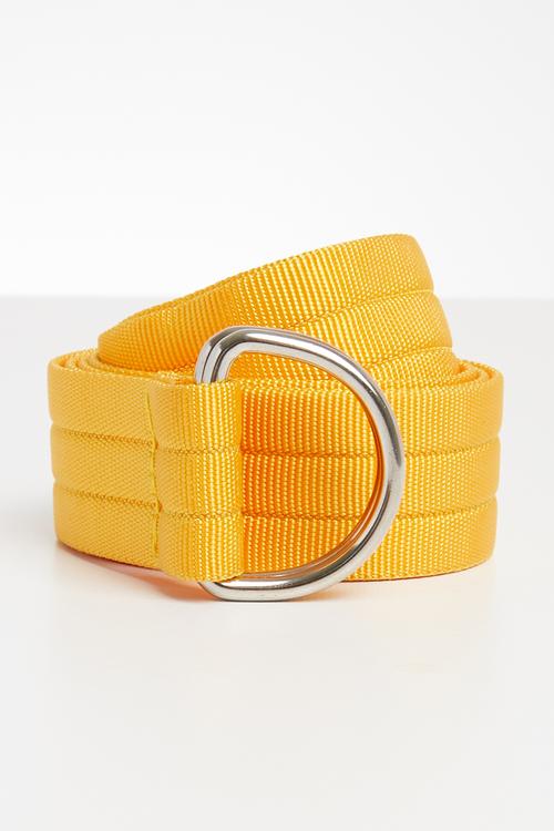Keegan canvas belt - yellow