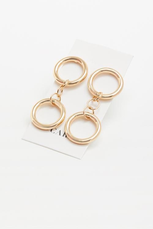 Double circle drops - bronze