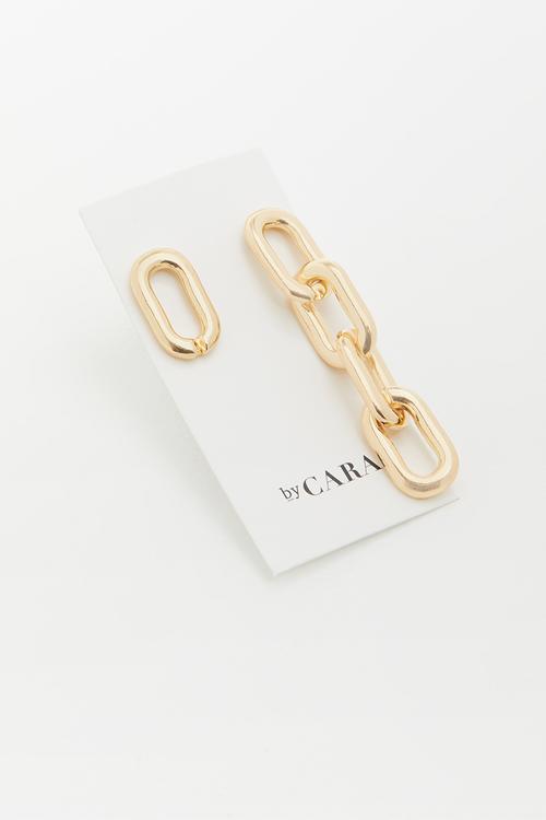 Asymmetric link drops - gold