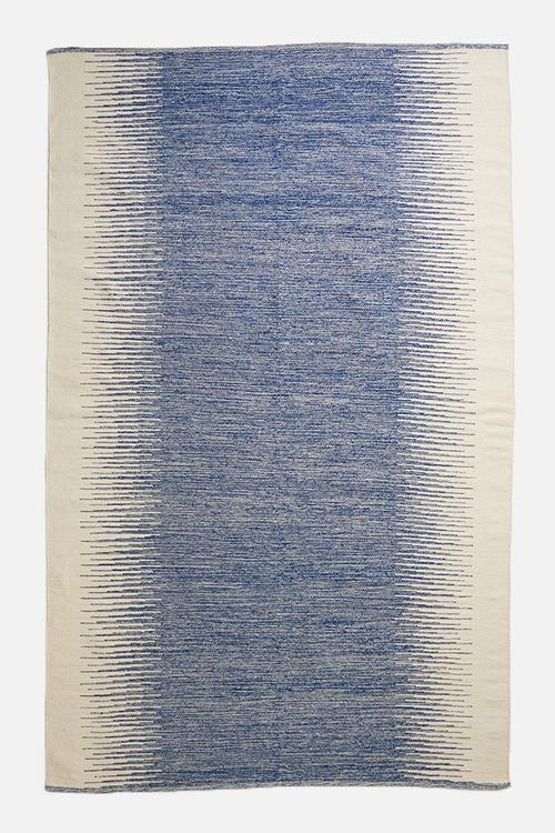 Chaya woven rug - blue