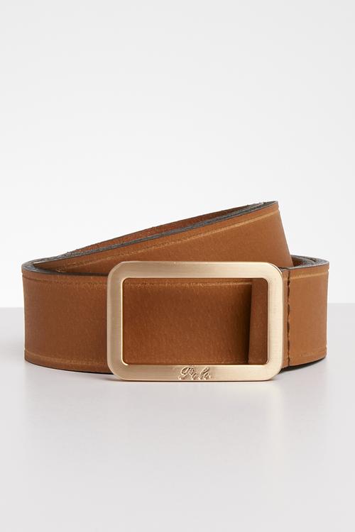 Leather Alice belt - tan