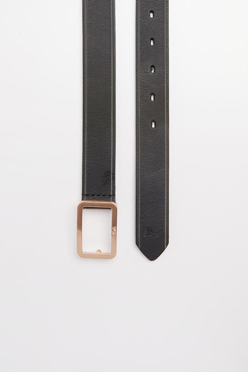 Leather Alice belt - black