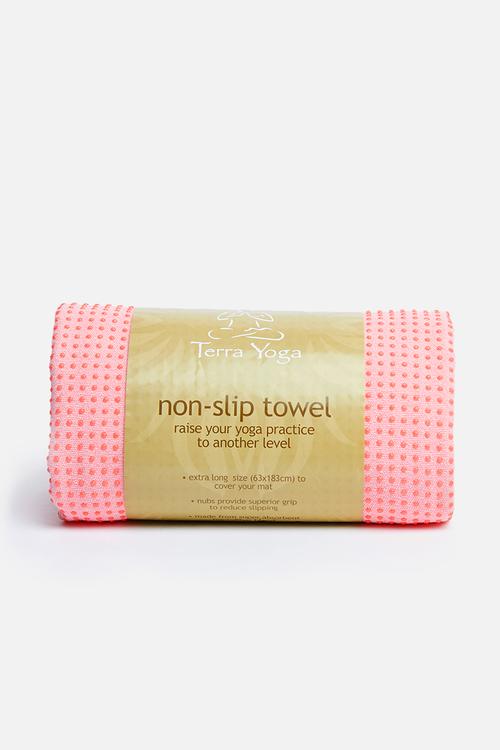 Non-slip yoga towel