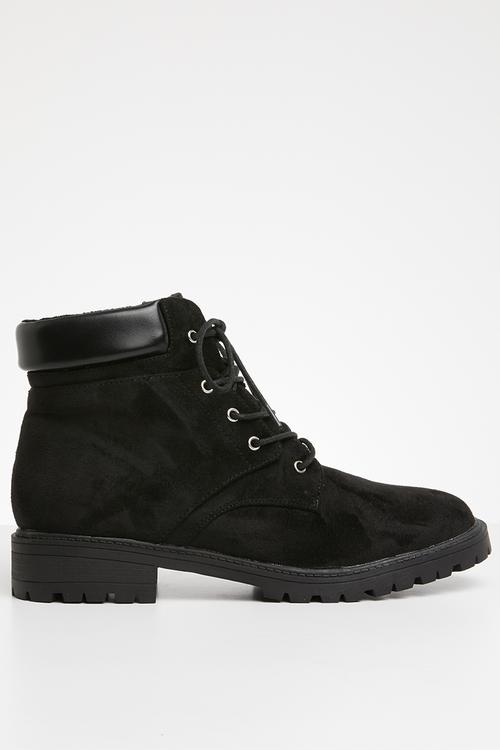 Jamie lace up boot - black