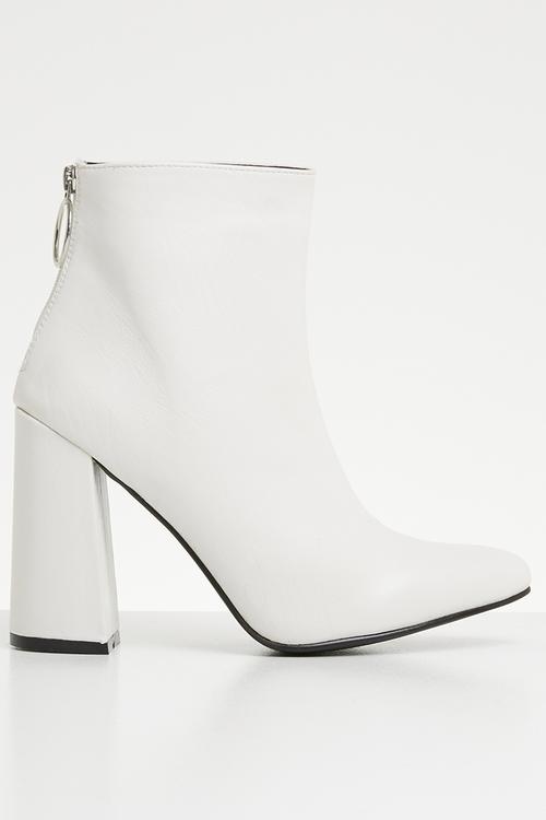 Ankle bootie - white