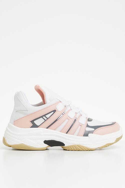 Alex sneaker - pink & white