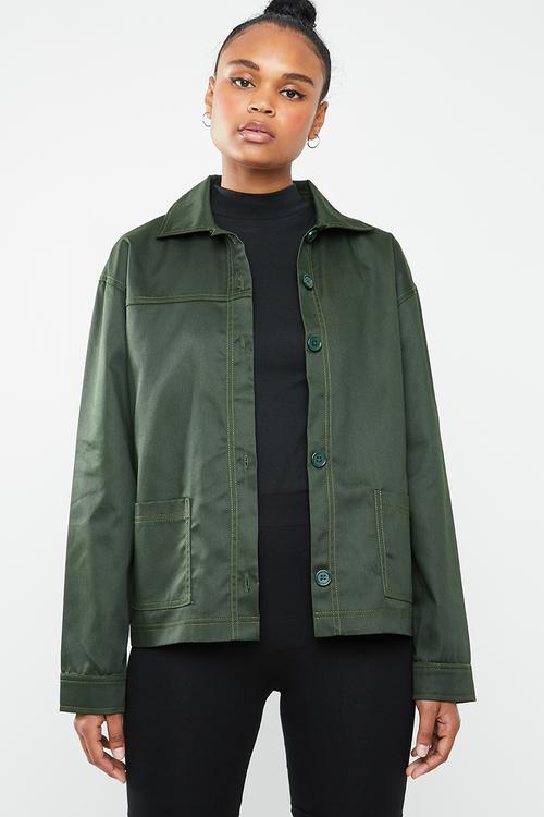 Utility jacket - khaki