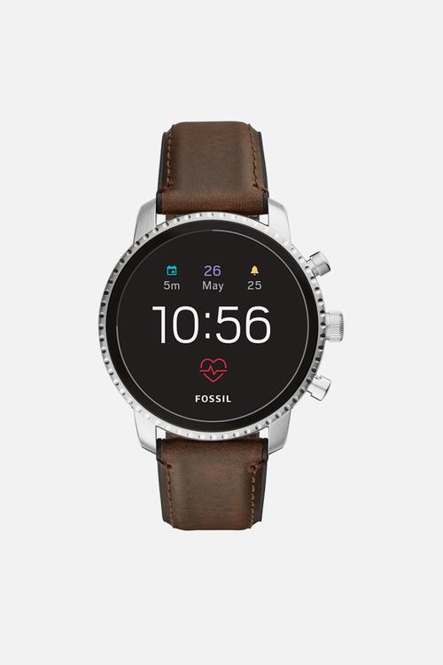 Gen 4 smartwatch - explorist HR brown leather