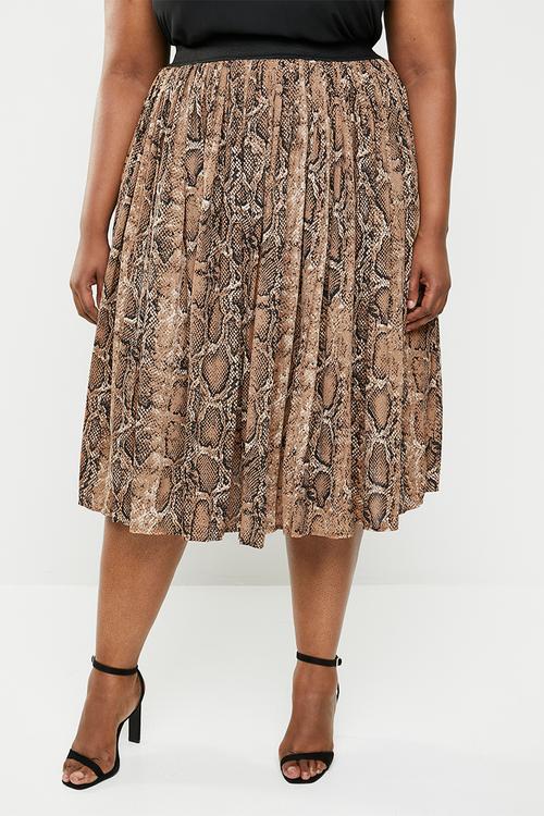 Pleated skirt - multi