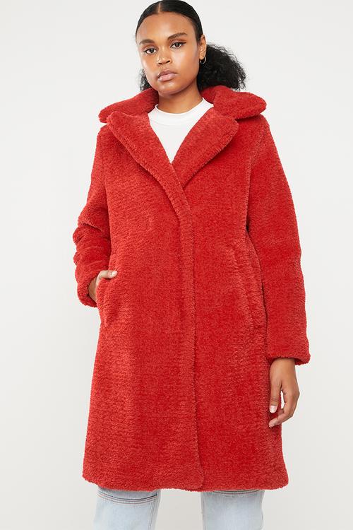 Lala 3/4 jacket - red