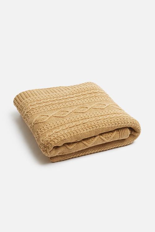 Ida throw - mustard
